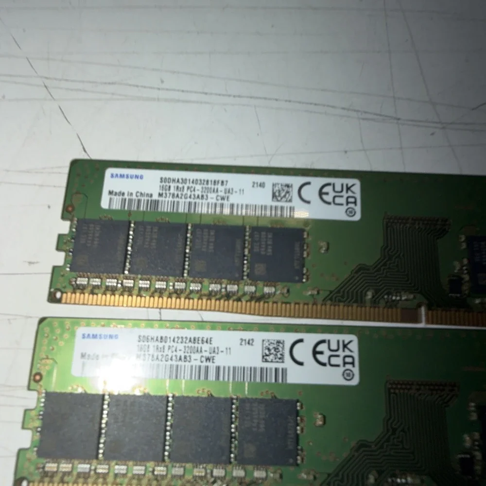 Lot Of 2… 16gb PC4 RAM For Desktop